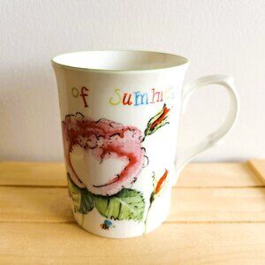 Rose of England Vintage Summertime Mug, Made in the United Kingdom